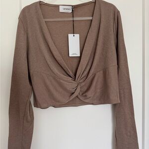 NWT Lanston Twist Front Top & Bra